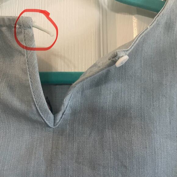 Hayden Los Angeles light blue embroidered Shift Dress size medium - Picture 4 of 16